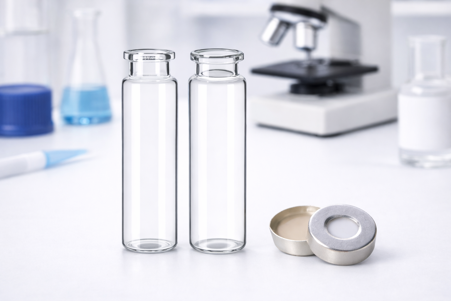 GC Headspace Vials with Crimp Cap