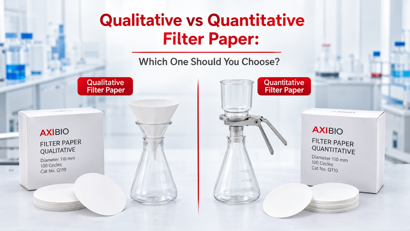 Qualitative vs Quantitative Filter Paper