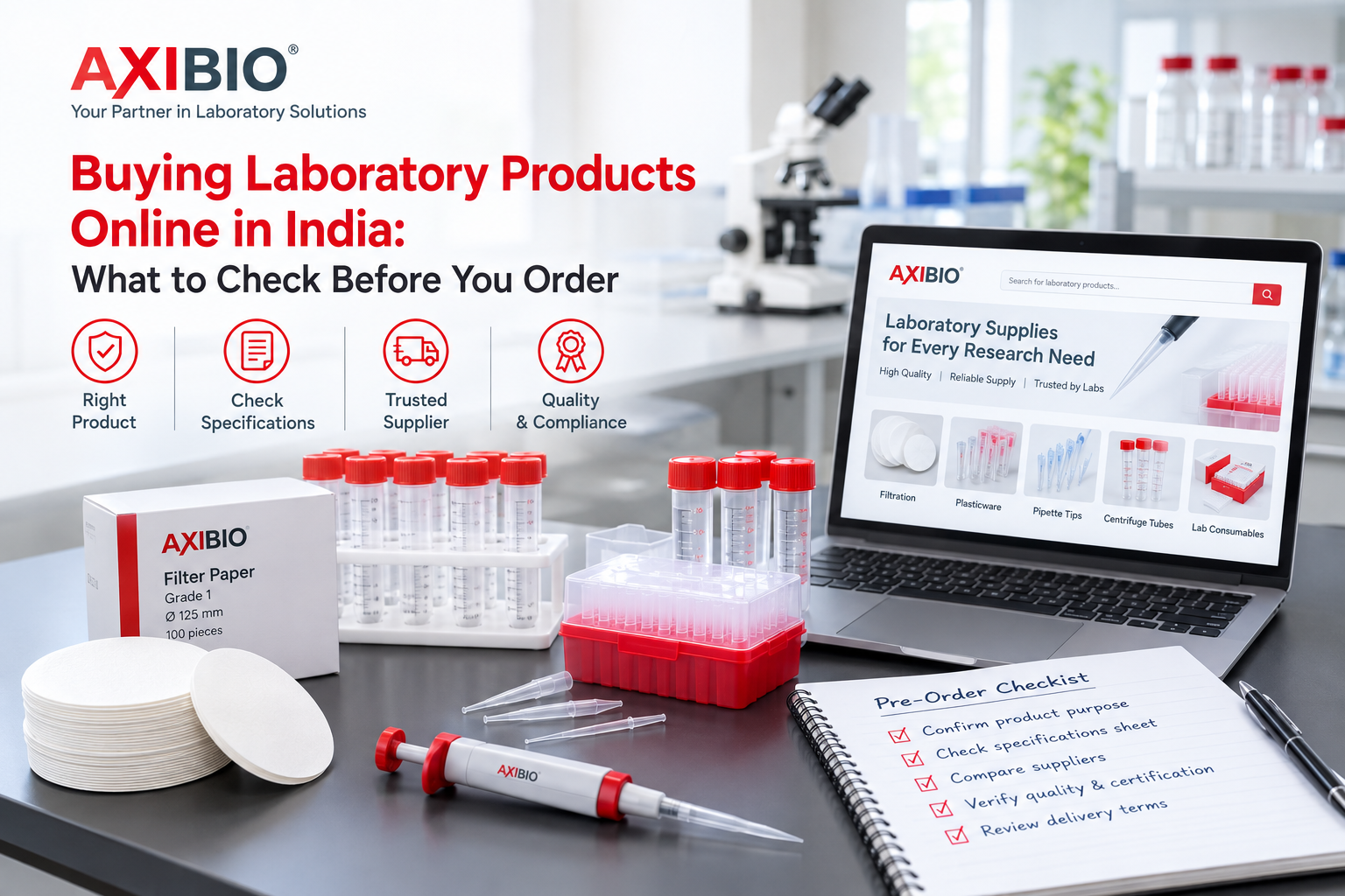 Buying laboratory products online in India — checking specifications before ordering
